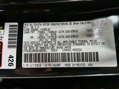 2025 Toyota Tacoma Limited