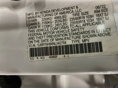2022 Honda CR-V Hybrid EX-L