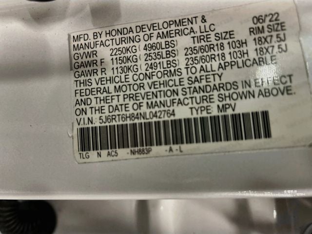 2022 Honda CR-V Hybrid EX-L