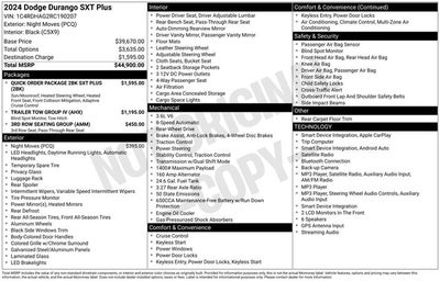 2024 Dodge Durango SXT Plus