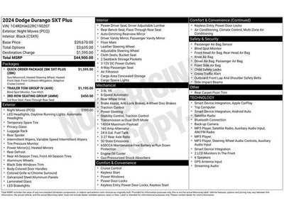2024 Dodge Durango SXT Plus