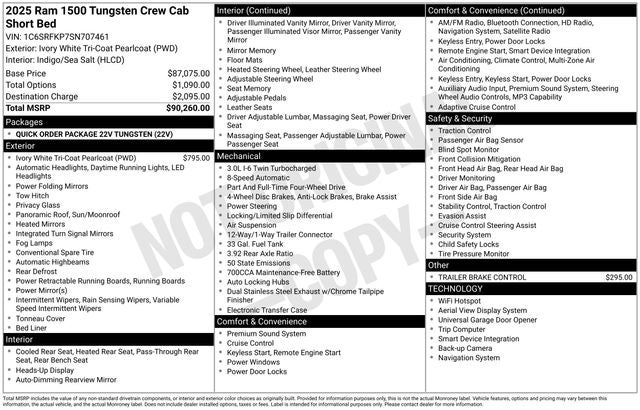 2025 RAM 1500 Tungsten