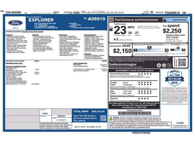 2026 Ford Explorer Active