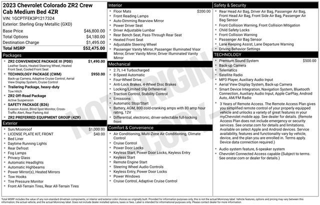 2023 Chevrolet Colorado ZR2