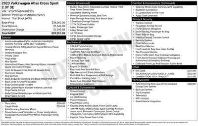 2023 Volkswagen Atlas Cross Sport 2.0T SE