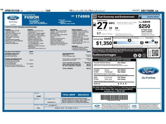 2017 Ford Fusion SE