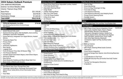 2024 Subaru Outback Premium