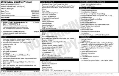 2026 Subaru Crosstrek Premium