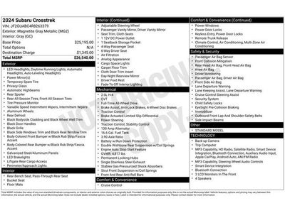 2024 Subaru Crosstrek Base