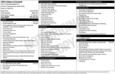 2024 Subaru Crosstrek Base