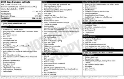 2016 Jeep Compass Latitude