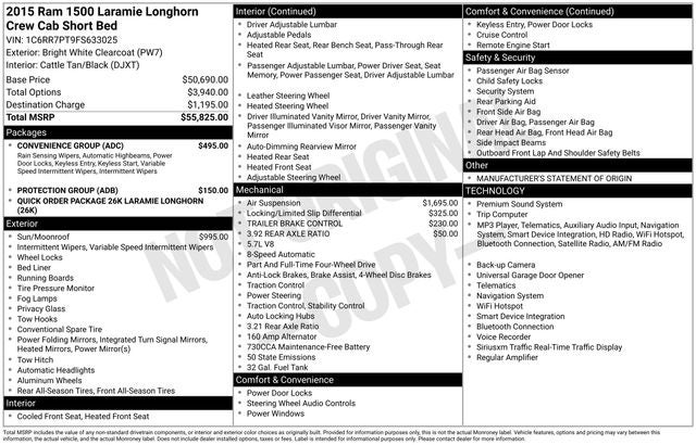 2015 RAM 1500 Laramie Longhorn