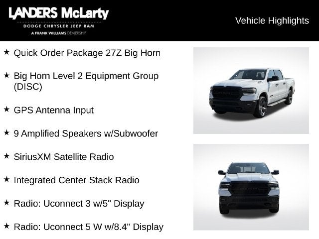 2023 RAM 1500 Big Horn/Lone Star