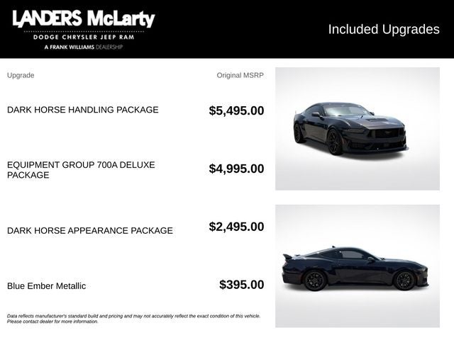 2025 Ford Mustang Dark Horse