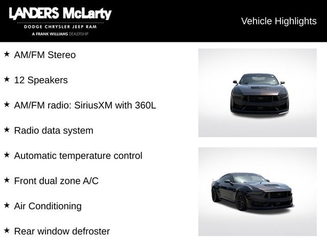 2025 Ford Mustang Dark Horse