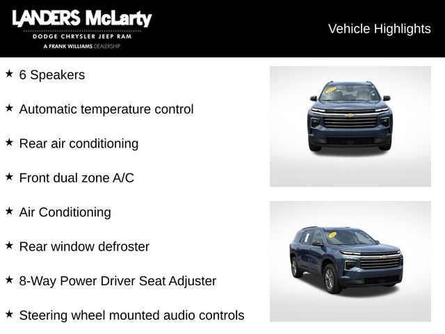 2025 Chevrolet Traverse LT 1LT