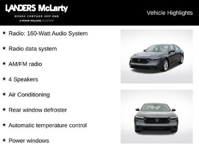 2025 Honda Accord LX