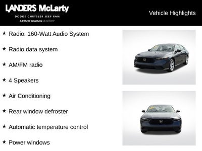 2025 Honda Accord LX