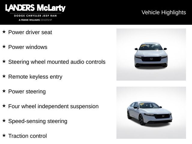 2024 Honda Accord Hybrid Sport