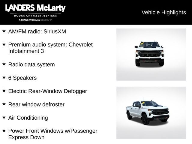 2024 Chevrolet Silverado 1500 Custom Trail Boss