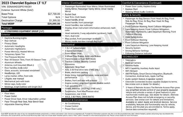 2023 Chevrolet Equinox LT