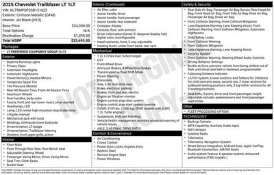 2025 Chevrolet TrailBlazer LT