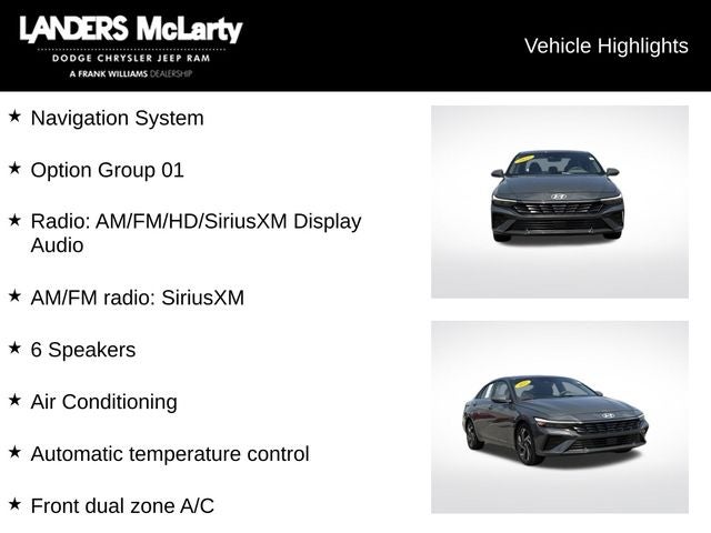 2025 Hyundai Elantra SEL Convenience