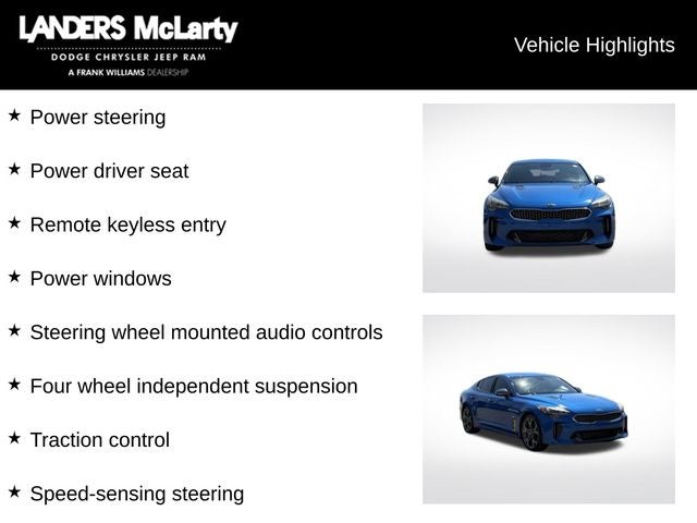 2019 Kia Stinger GT