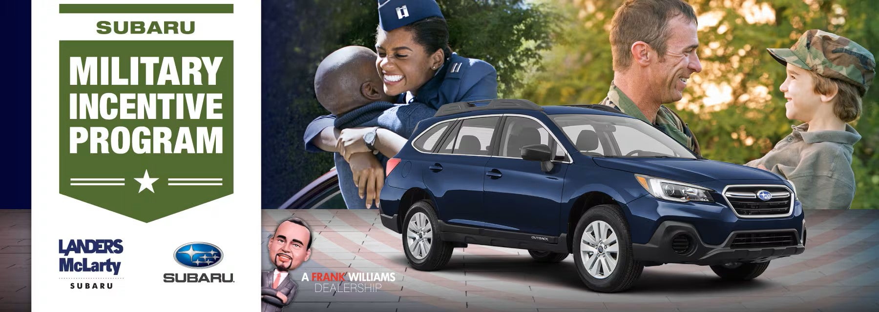 Subaru Military Incentive Program Banner