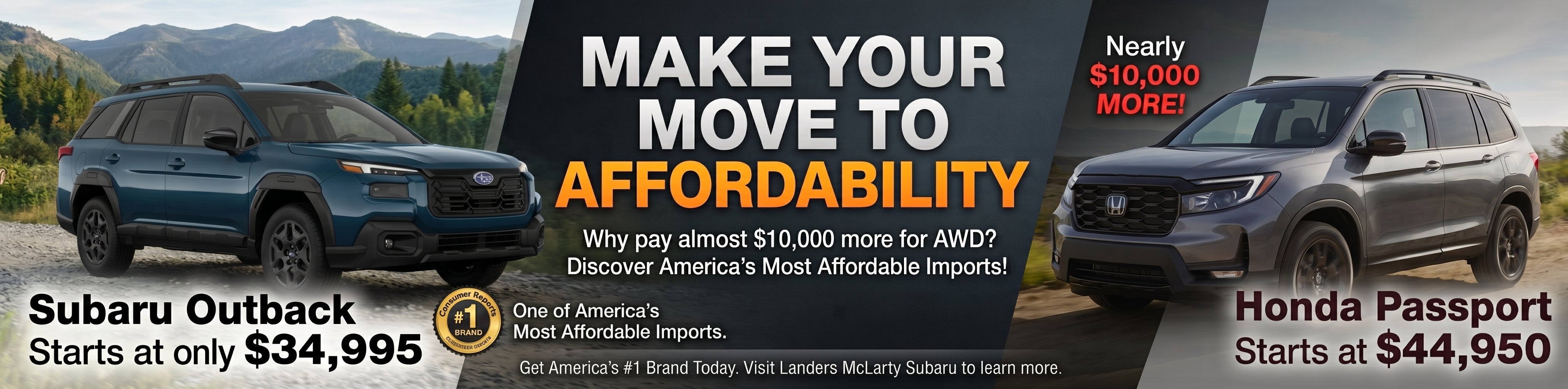 Outback vs Rav4 Affordability