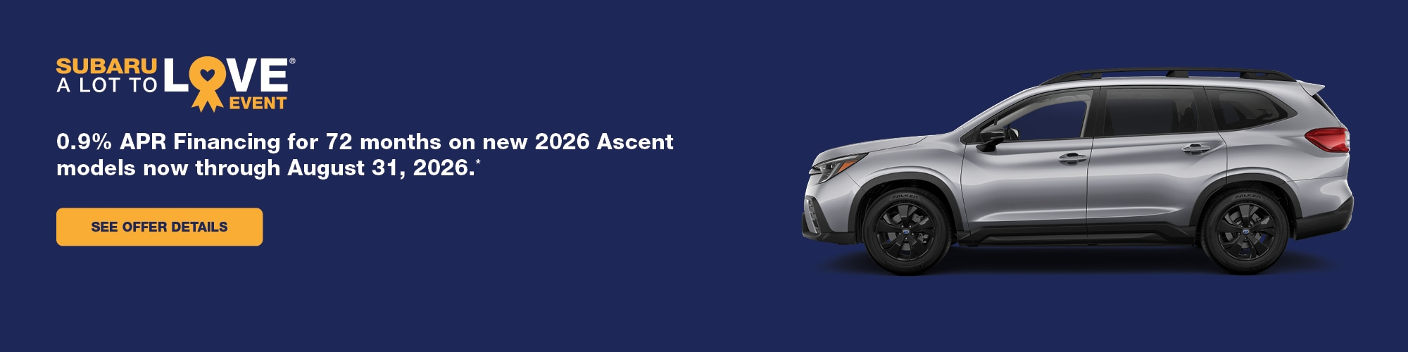 2026 Ascent at Landers McLarty Subaru in Huntsville AL