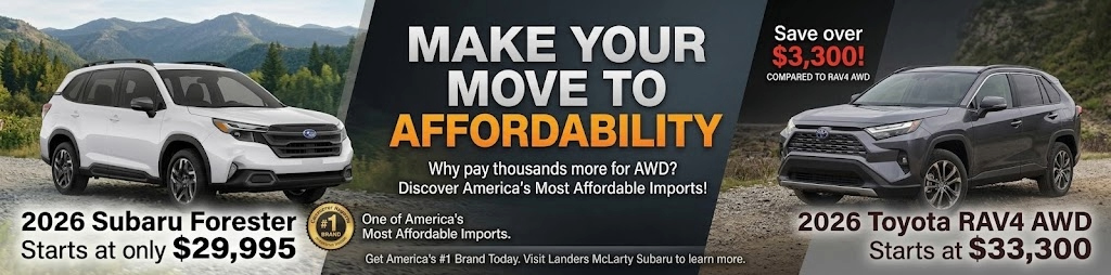 Forester vs Rav4 Affordability